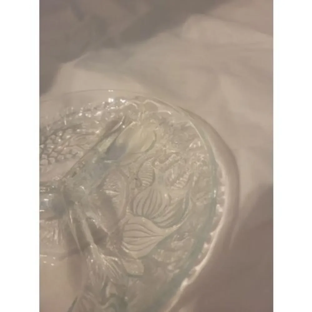 KIG Indonesia 3 section Nut Fruit pattern dish candy dish‎